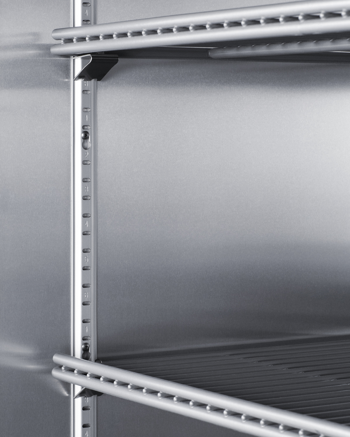 39 cu.ft. commercial reach-in freezer with French doors and stainless steel construction